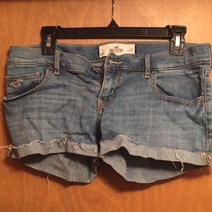 Hollister Medium Wash Jean Shorts